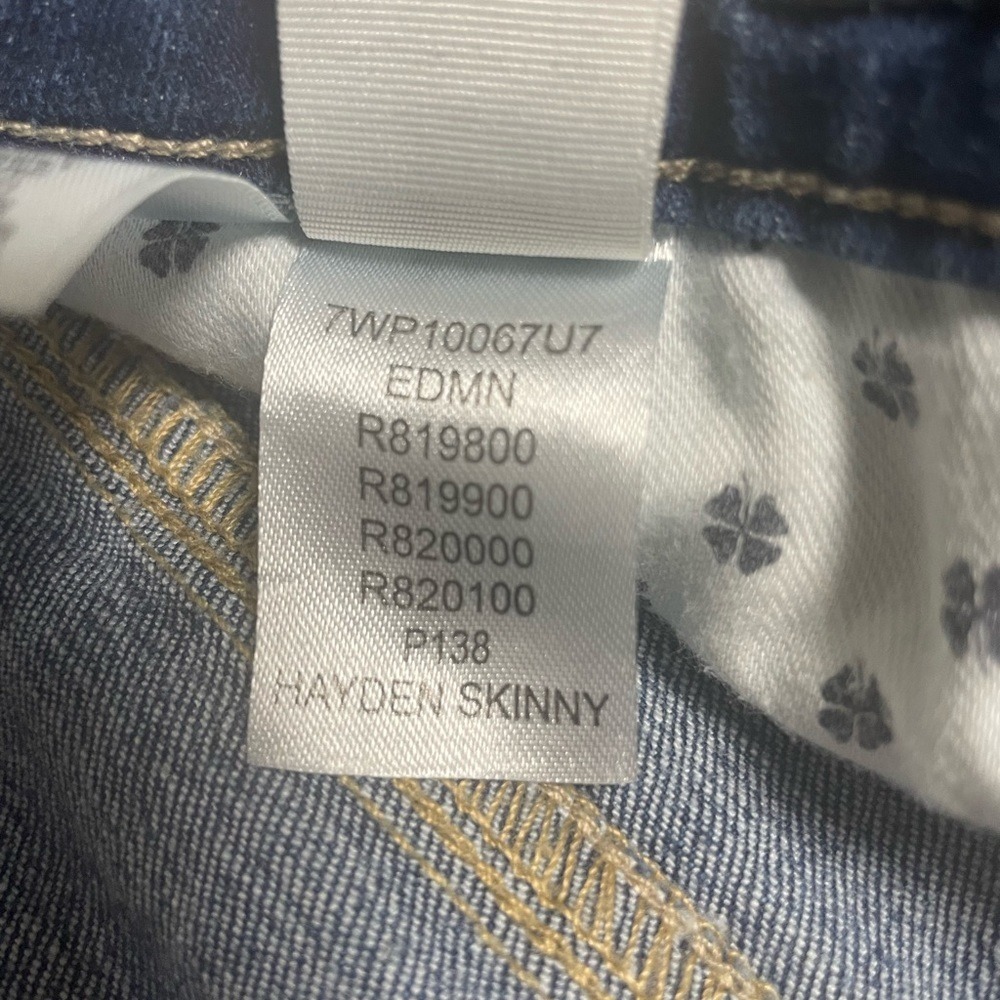 Lucky Brand Hayden Skinny‎ Mid Rise Distressed Denim Jeans Womens 10 - Picture 8 of 13